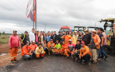 CIVSA culminó la capa asfáltica del distrito José Félix López en Concepción
