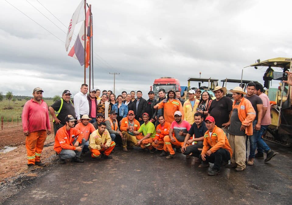 CIVSA culminó la capa asfáltica del distrito José Félix López en Concepción