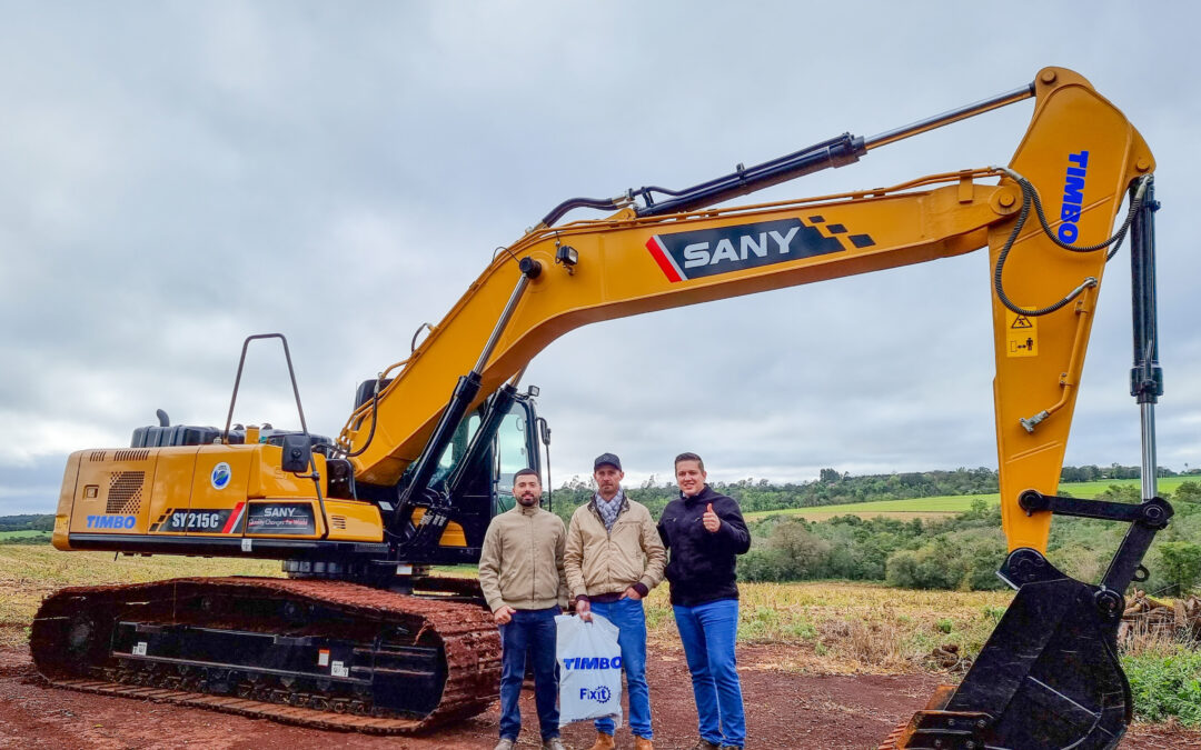 Andreas Schneider potenciará su producción con una excavadora Sany de Timbo