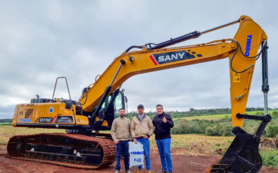 Andreas Schneider potenciará su producción con una excavadora Sany de Timbo