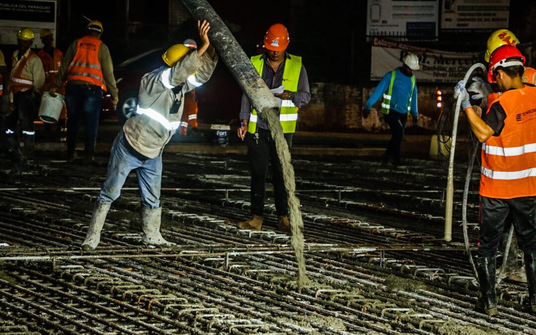 Carga de losa del túnel de Tres Bocas alcanza el 30 % de ejecución