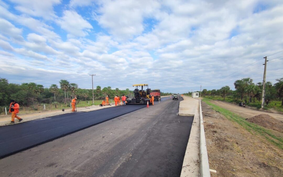 Concluyen la rehabilitación del primer tramo de la ruta Pozo Colorado – Concepción