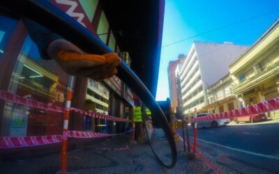 Roggio empezó el cableado subterráneo que alimentará las oficinas de Gobierno