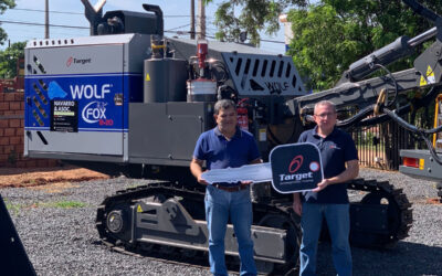 Target entregó una perforadora Wolf Fox 8-20 a constructora