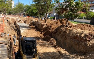 Desagüe pluvial en la cuenca de Molas López llega al 45 % de avance