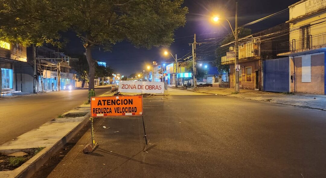 Mejoras viales en las avenidas Eusebio Ayala y Bruno Guggiari llegan al 70 % de ejecución