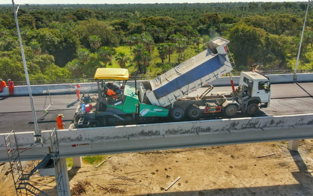 Avanza con éxito el primer tramo de la ruta Pilar – Desvío Alberdi