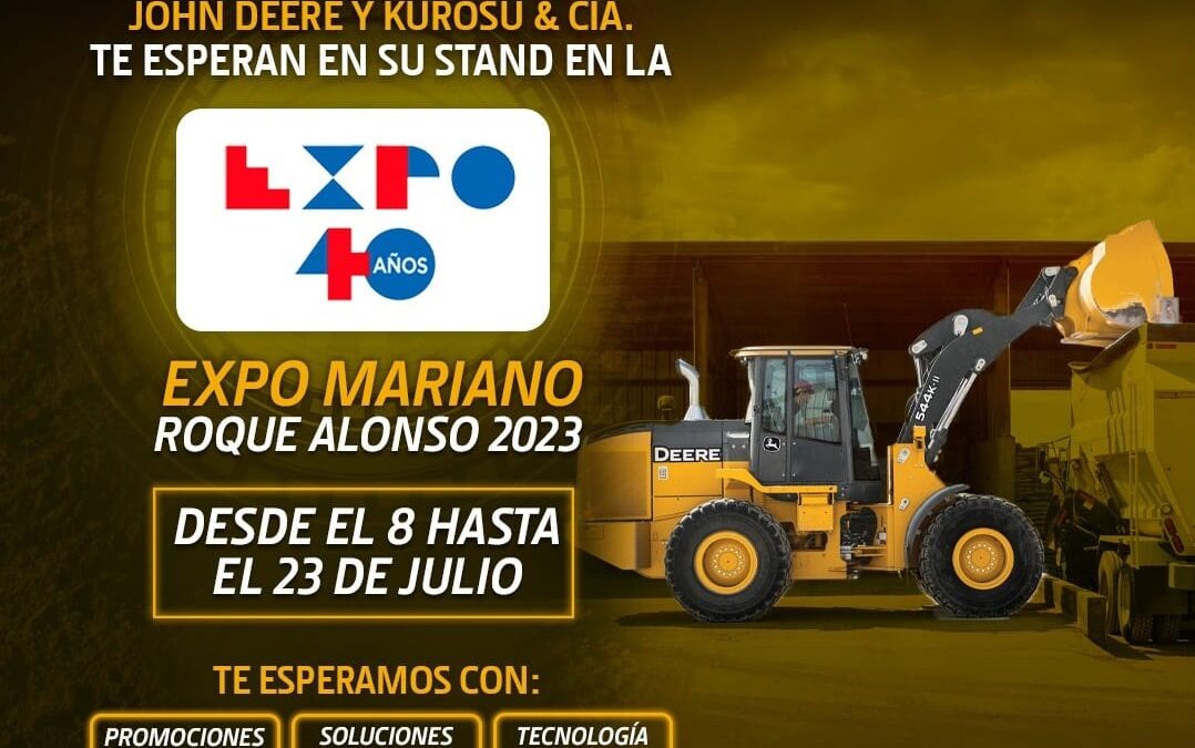 Kurosu & Cía. y John Deere cuentan con su stand en la Expo Mariano Roque Alonso