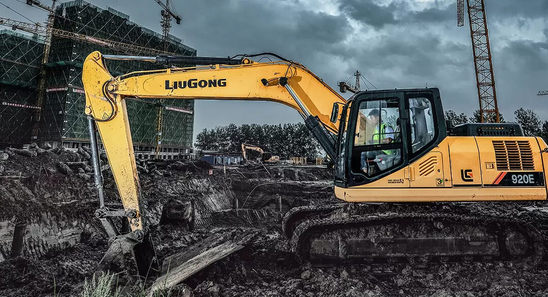 Excavadora LiuGong 920E: eficiencia y confort para tareas de excavación