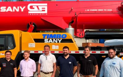 Timbo hizo entrega de grúa Sany de 160 toneladas a GA Ingeniería