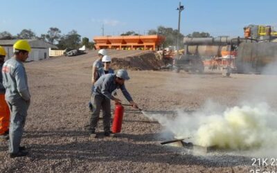 Realizan protocolo de emergencias en la zona de obra de la Ruta de la Leche
