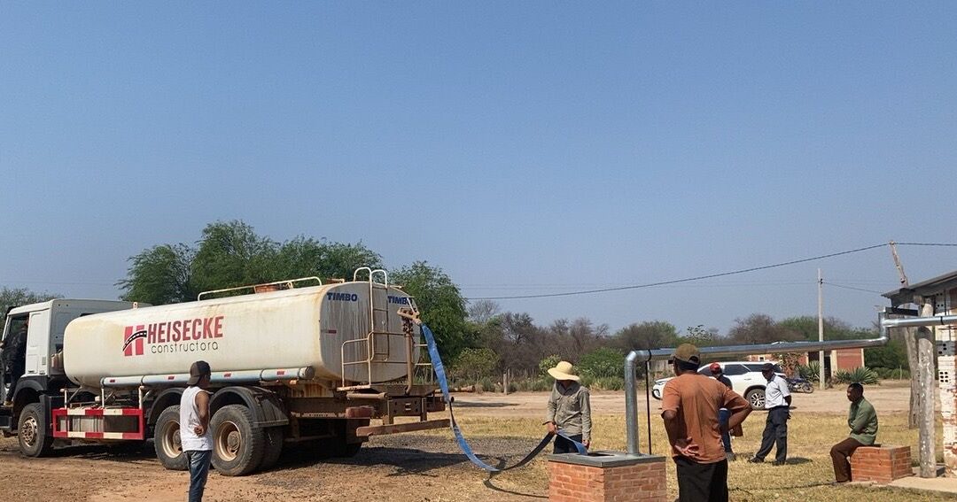 Cavialpa se solidariza con el Chaco paraguayo entregando agua durante la sequía