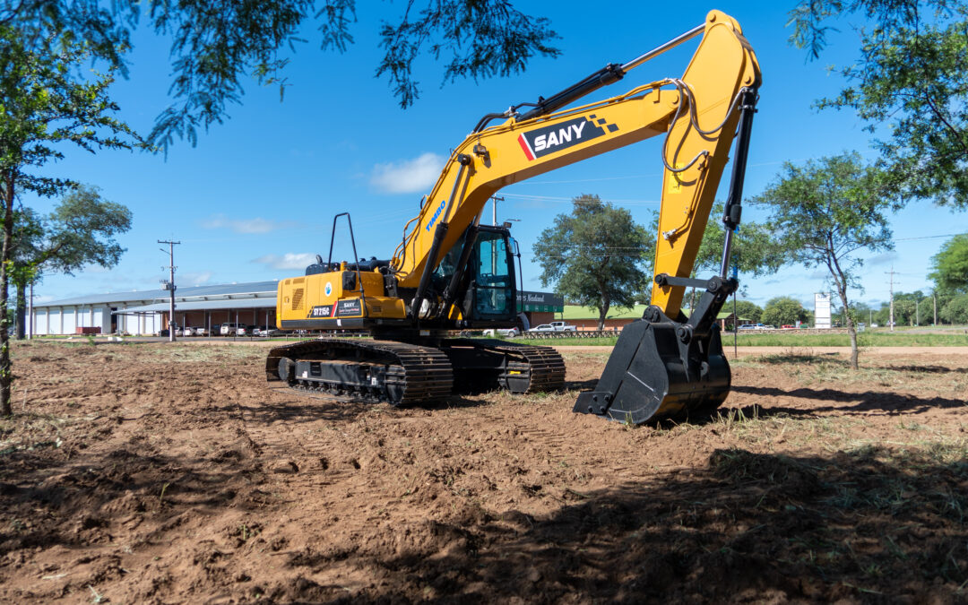 Maquinarias SANY presentes en Colonia Friesland