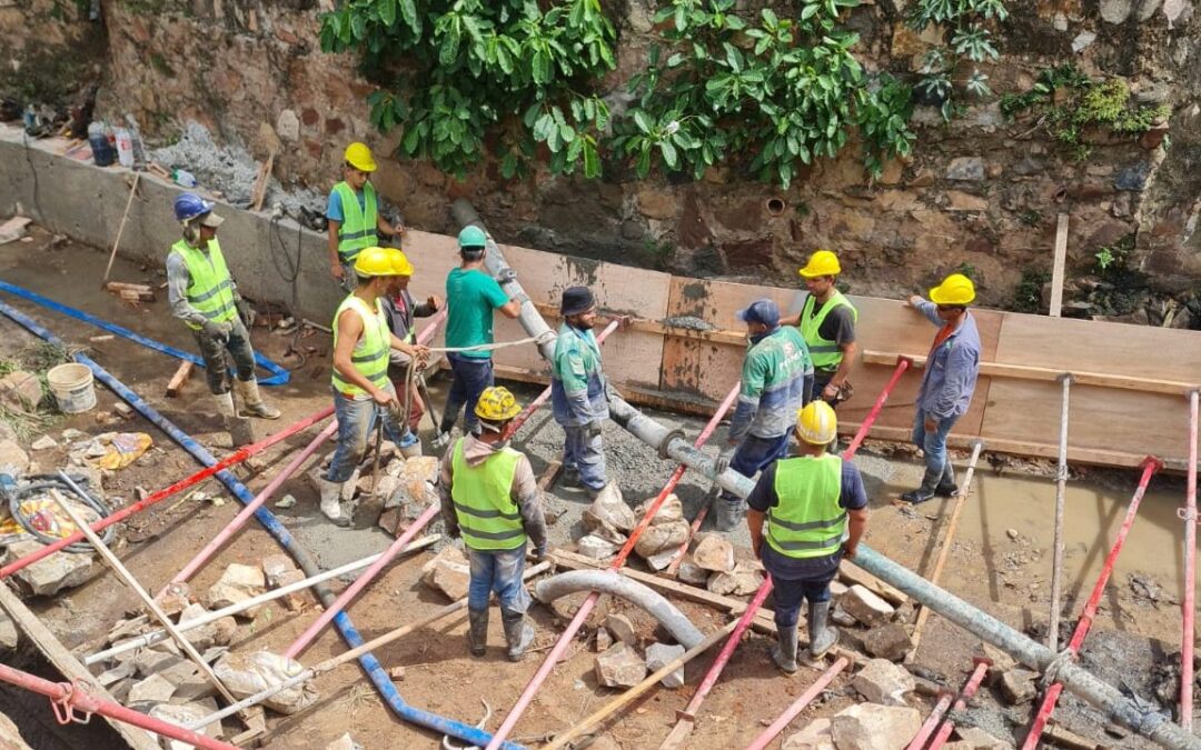 Continúan las obras del lote 2 en la avenida Molas López