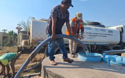 Cavialpa dispuso vehículos para acercar dotación de agua hasta el Chaco