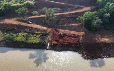 Prosiguen los trabajos de excavación para nuevo puente sobre el río Monday