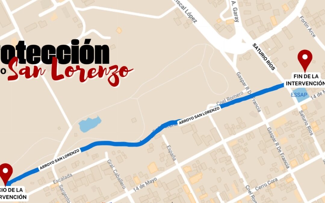 Construpar SA ejecutará obras de recuperación del arroyo San Lorenzo