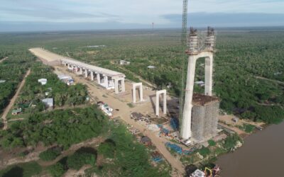 Puente de la Bioceánica: Conocé los detalles del trabajo de refulado