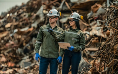 De la chatarra a varillas de alta calidad