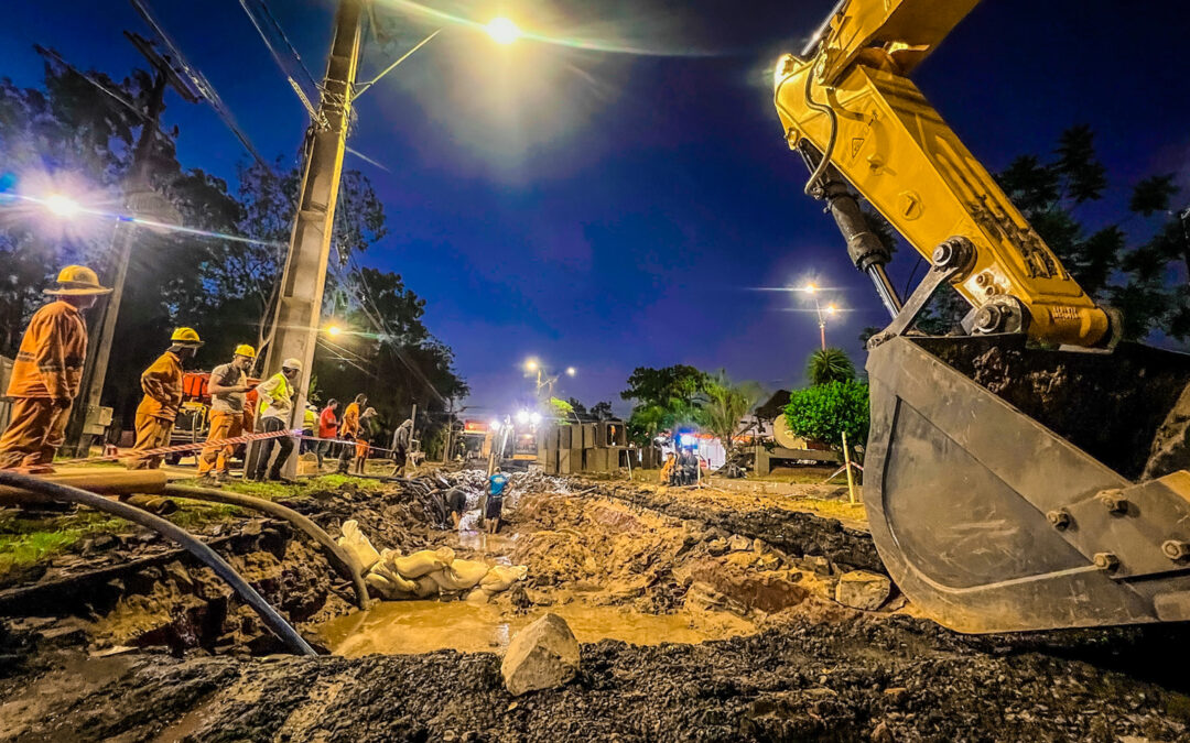 Buen ritmo de trabajos sobre la avenida Mariscal López