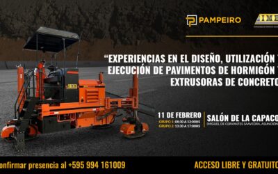 Pampeiro invita a la conferencia de pavimentación rígida