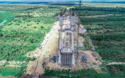 Puente de la Bioceánica: Montan primeros tirantes y alistan carros de avance