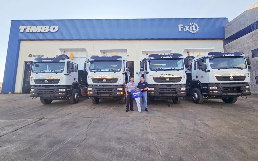 Grupo TIMBO entregó 4 camiones SINOTRUK a CCC S.A.