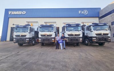 Grupo TIMBO entregó 4 camiones SINOTRUK a CCC S.A.