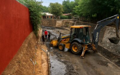 Avanza el lote 2 del desagüe pluvial en Molas López