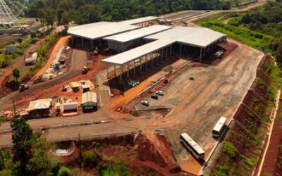 Reportan buen ritmo en obras de acceso al Puente de Integración