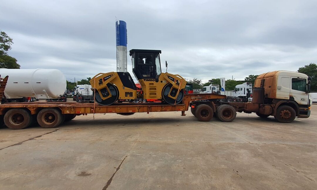 TIMBO entregó vibrocompactador SANY SRT100C a ICSA