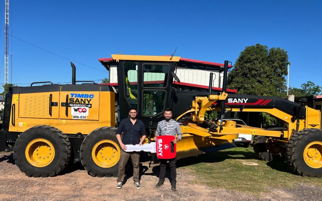 Wheelco fortalece su flota adquiriendo dos motoniveladoras SANY entregados por TIMBO