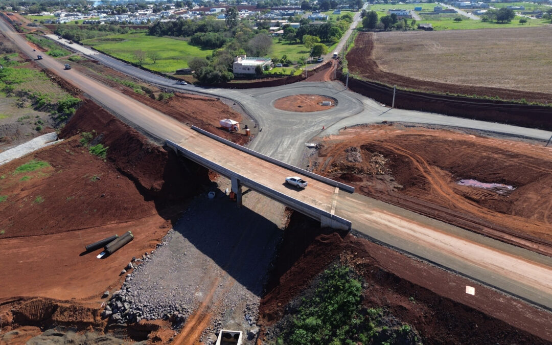 Obras del Perímetro Este de Foz do Iguaçu alcanzan 78,5% de avance