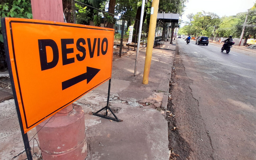 Desvíos seguros para minimizar riesgos a usuarios y trabajadores