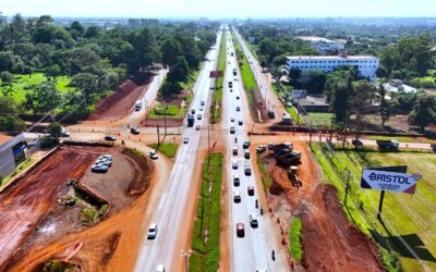 Avance sostenido en obras del viaducto del Km 10 en Ciudad del Este