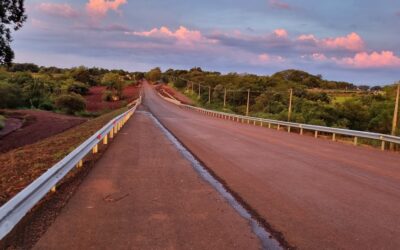 Ruta PY21: concluyen la instalación de barandas de seguridad