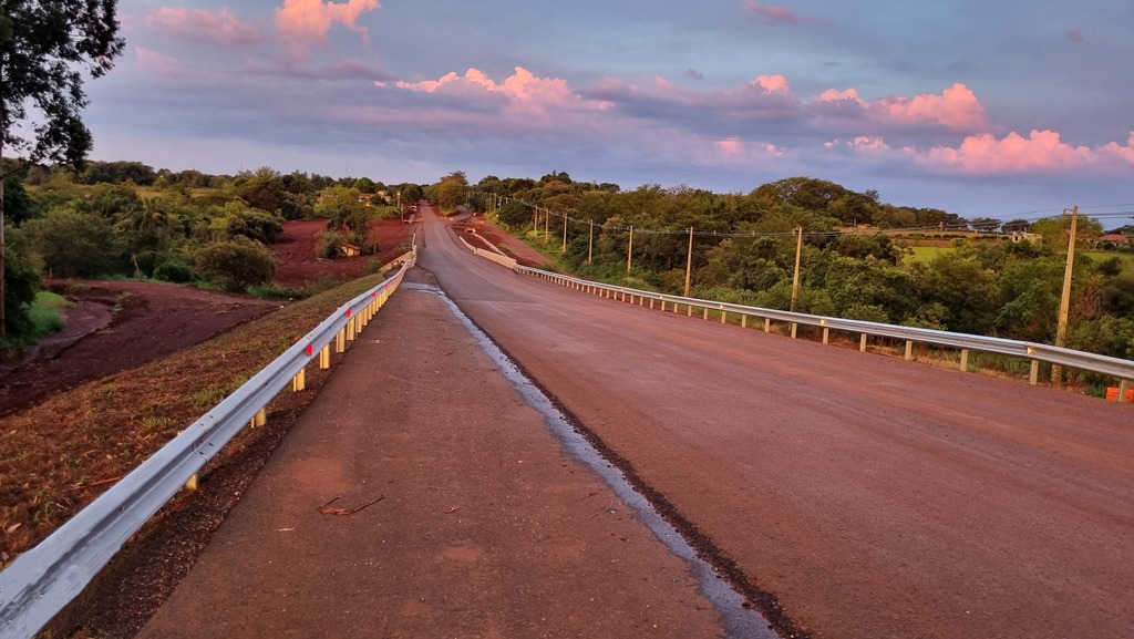 Ruta PY21: concluyen la instalación de barandas de seguridad