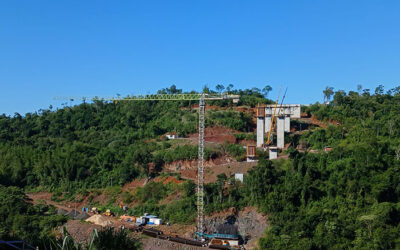 Consorcio Puente Monday avanza con la construcción del puente en Alto Paraná