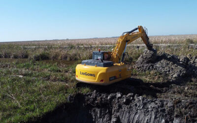 TARGET S.A. refuerza el sector arrocero con la entrega de la tercera excavadora