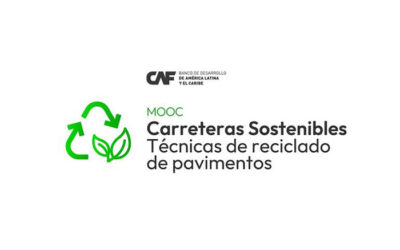 Curso gratuito sobre reciclado de pavimentos y carreteras sostenibles