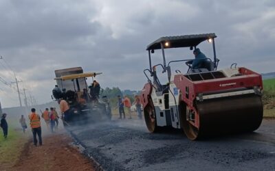 Aceleran trabajos de mejoramiento en el Corredor Graneros del Sur