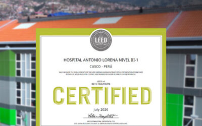 Hospital de Cusco obtiene certificación internacional LEED