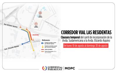 Habrá desvíos por obras en el futuro Corredor Las Residentas 
