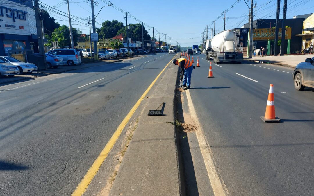 Ruta PY01 avanza con múltiples frentes de mejoramiento